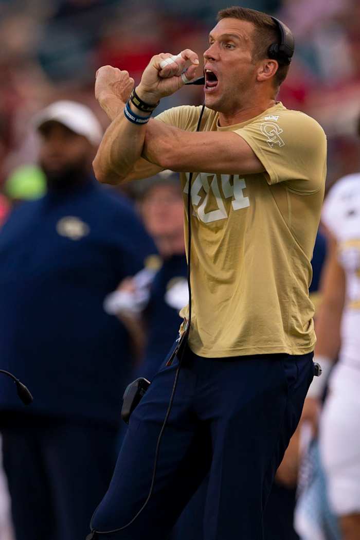 Georgia Tech Defensive Coordinator Andrew Thacker